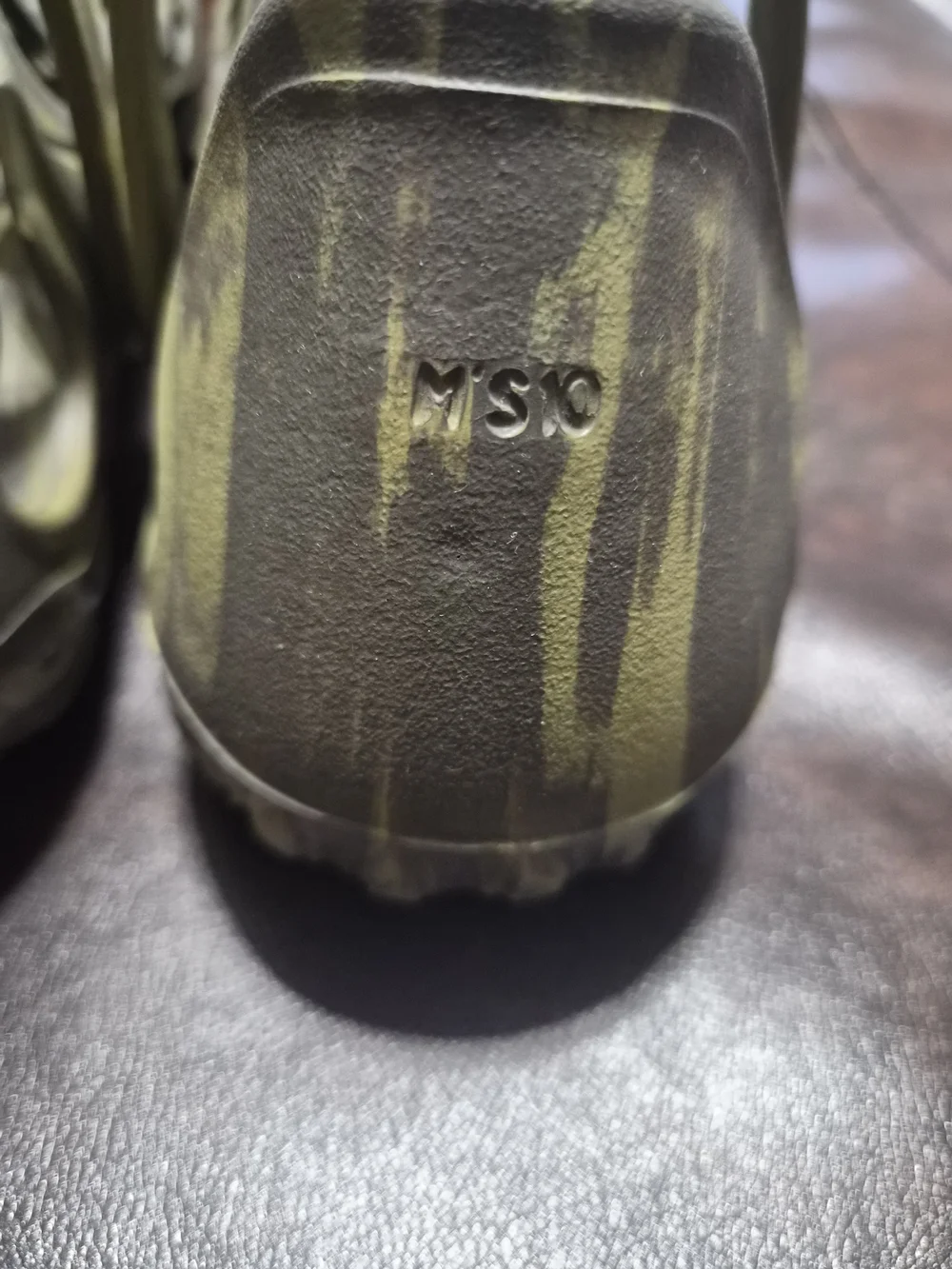 Merrell Olive and Gray Ventilated Slip-On Foam Loafers